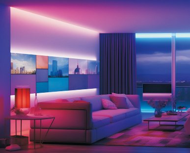 Linear façade & ceiling runs