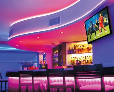 RGB colour-changing ambience